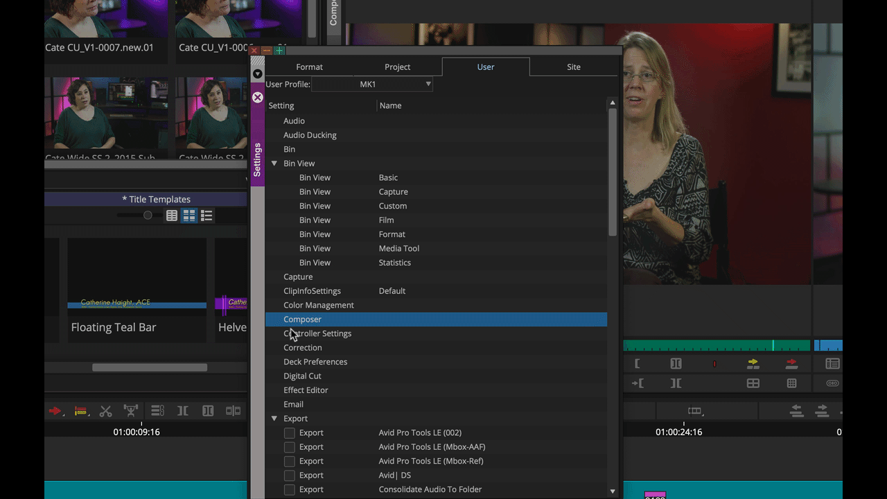 move audio to keyframes in Media Composer 2021.6