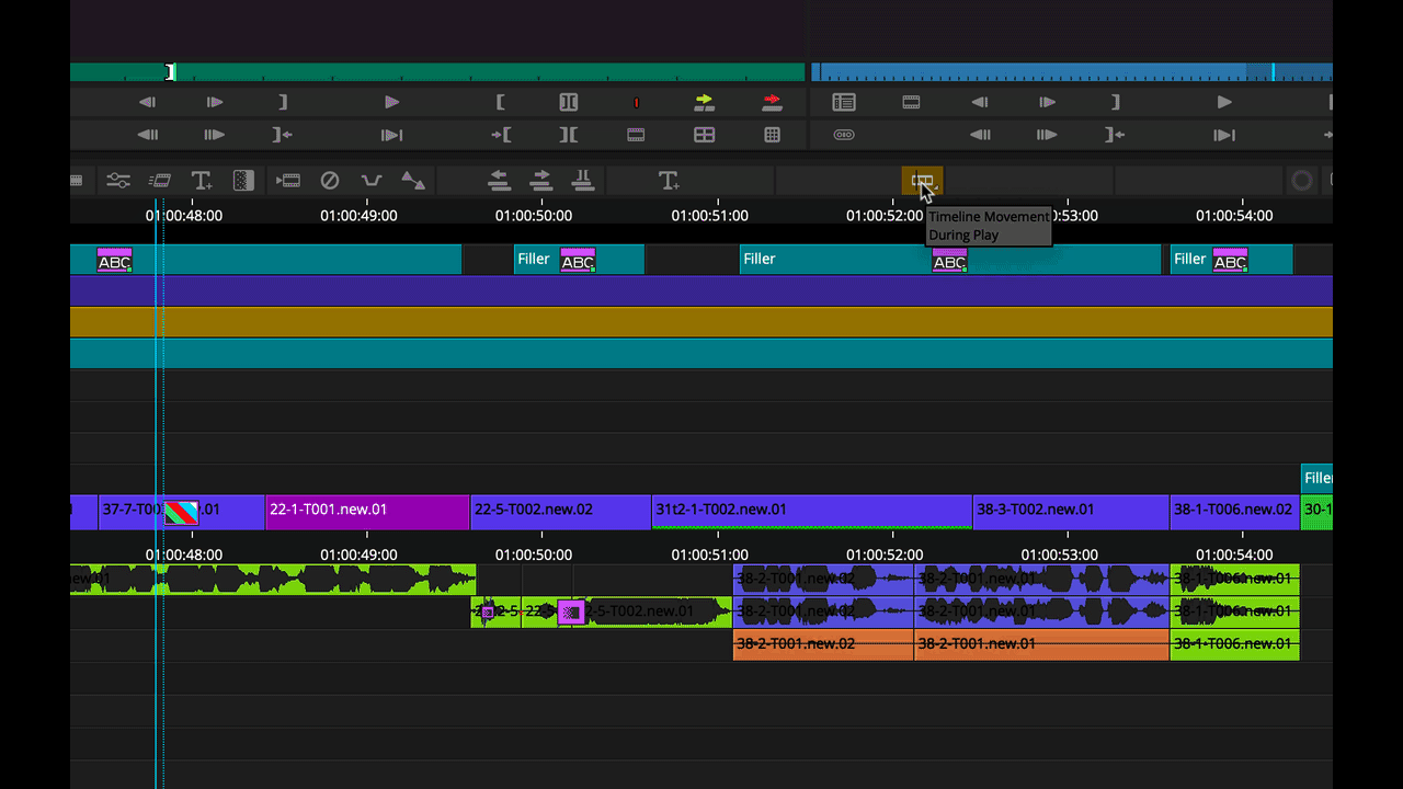 timeline scrolling in Media Composer 2021.6