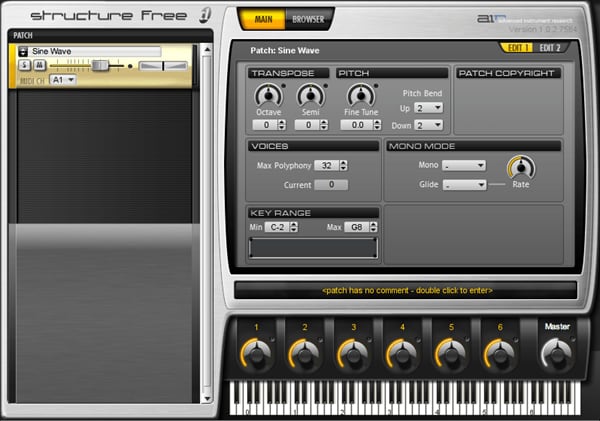 AIR Structure Free audio plugin for Pro Tools DAW software