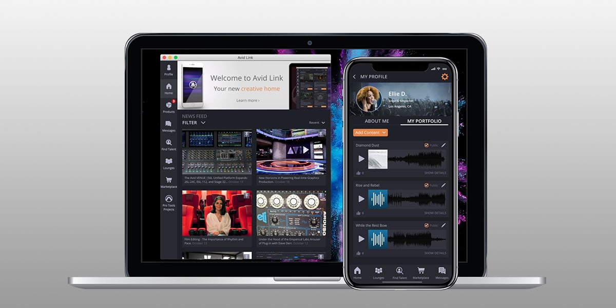 Avid Link creative community app for content creators