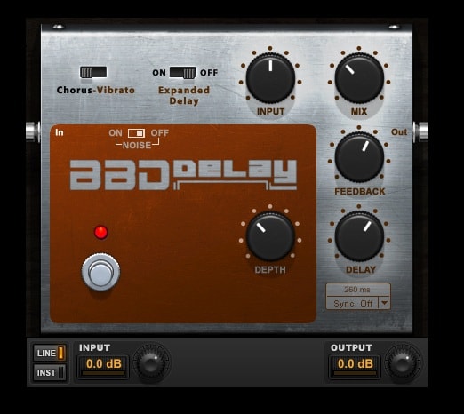 BBD Delay plugin for analog effects in Pro Tools