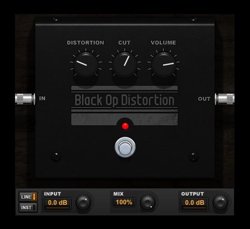 Black Op Distortion pro co rat plugin for Pro Tools