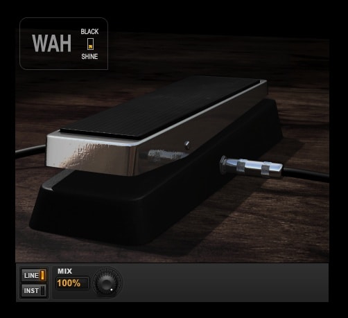 Black Shiny Wah vox v846 audio plugin for Pro Tools