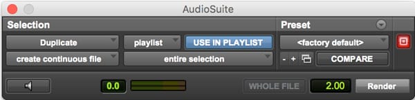 Duplicate copy audio clips plugin for Pro Tools