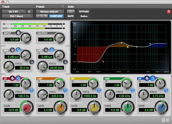 EQ III 48 bit eq plugin for audio