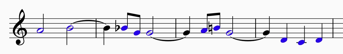 Filter non-tied notes