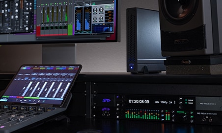 HDX with Hybrid Engine used with Pro Tools and mixing console