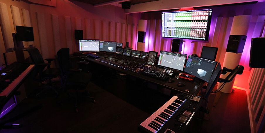 Jonathan Wales' home studio equipped with Dolby Atmos