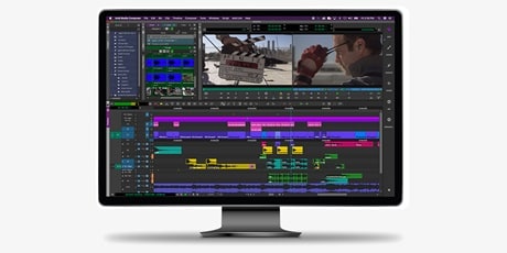 Avid Media Composer | Cloud VM UI on desktop display