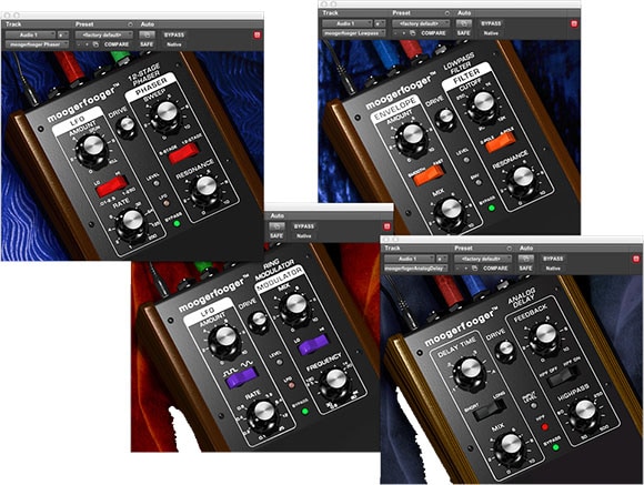 Moogerfooger audio plugins for classic effects and synth modules