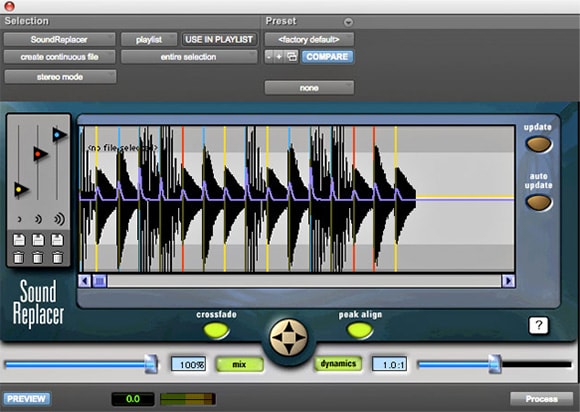 SoundReplacer audio plugin for Pro Tools