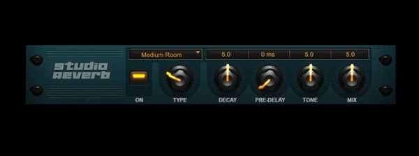 Studio Reverb audio plugins for Pro Tools