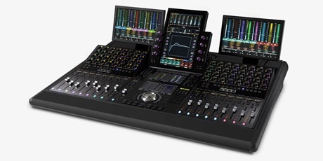 Avid S4 setup with one display module on both sides of main console