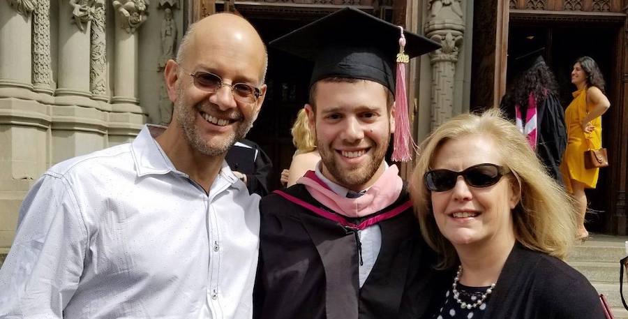 Steven Feifke at Manhattan School of Music graduation