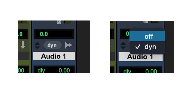 switch off track voicing in Pro Tools