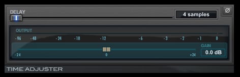 Time Adjuster audio plugin for Pro Tools