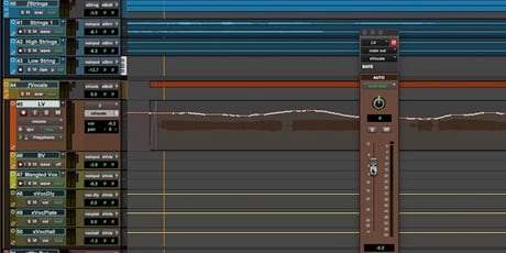 Track group for different vocal presets