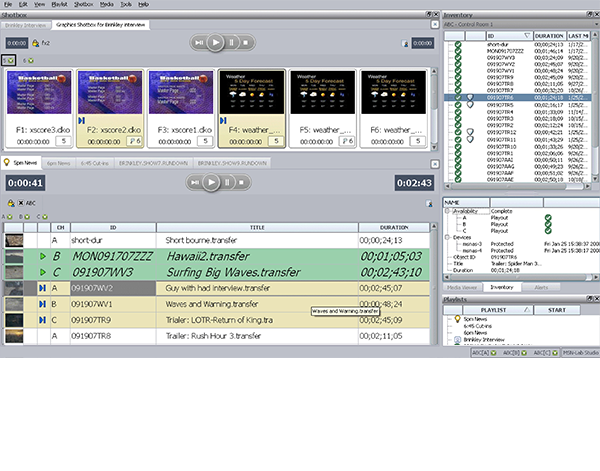 MediaCentral | Command interface 