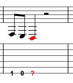 9 Note out of guitar range